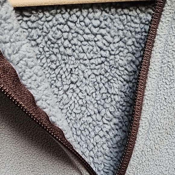 Eddie Bauer Blue Fleece Sweater - Picture 5 of 10